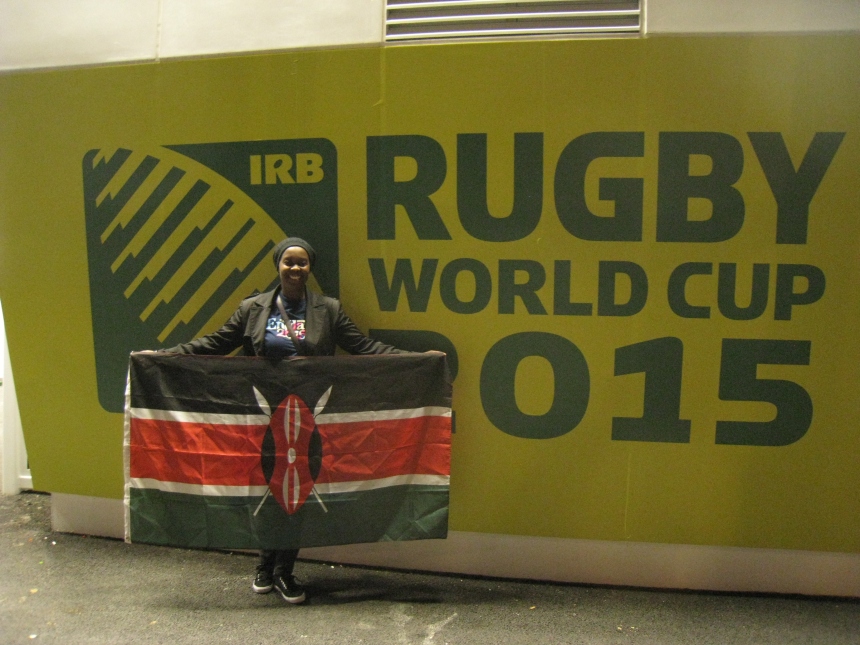 That random Kenyan rugby fan at the RWC 2015.