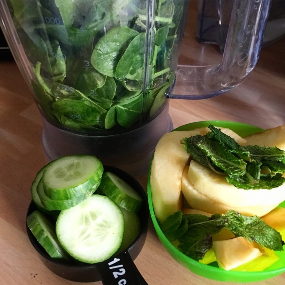 Apple Cucumber Mint Green Smoothie